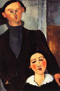 Amedeo Modigliani Jacques and Berthe Lipchitz oil painting